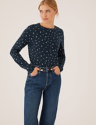 Pure Cotton Foil Print Pocket T-Shirt