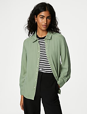 Pure Lyocell&trade; Collared Shirt