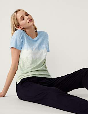 Pure Cotton Printed Pocket T-Shirt