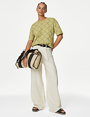 Cotton Rich Broderie T-Shirt