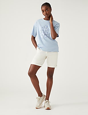 Pure Cotton Mickey Mouse™ Oversized T-Shirt