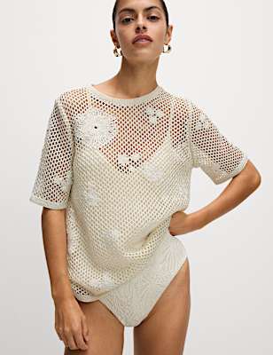 Crochet Sparkly T-Shirt