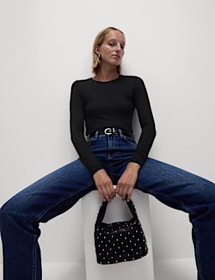 Cosy Crew Neck Slim Fit Top