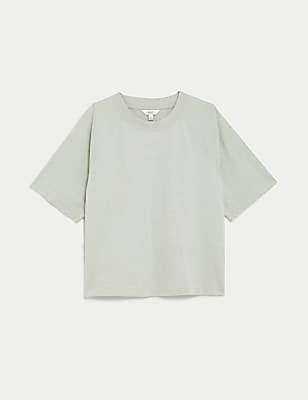 Brushed Cotton Blend Textured Top