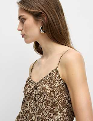 Lyocell Rich Printed Cami Top