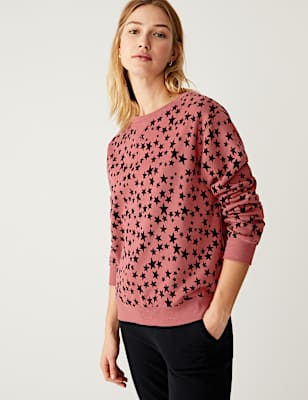 Cotton Rich Printed Sweatshirt