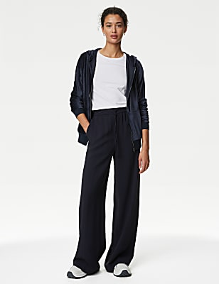 Velour Zip Up Hoodie