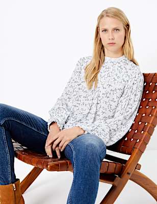 Floral Print Blouse