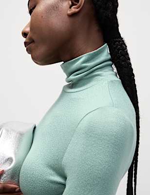 Cosy Funnel Neck Slim Fit Top