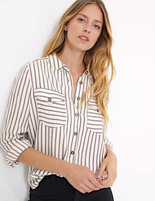 Striped Relaxed Fit Shirt