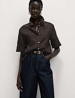 Floral Jacquard Shirt