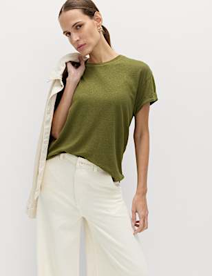 Linen Blend T-Shirt