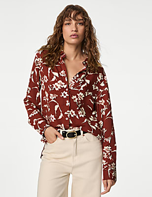 Printed Collared Shirt