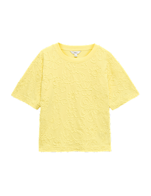 Pure Cotton Appliqu&eacute; T-Shirt