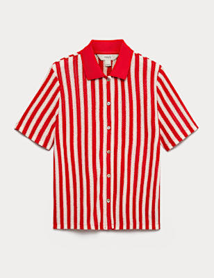 Striped Football Top