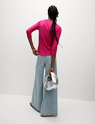 Pure Cotton Slim Fit Top