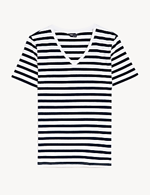 Cotton Rich Striped T-Shirt
