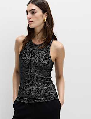 Cotton Rich Sparkly Vest