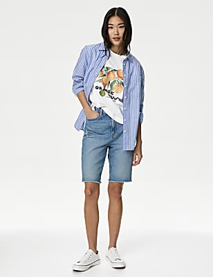Pure Cotton Printed Oversized T-Shirt