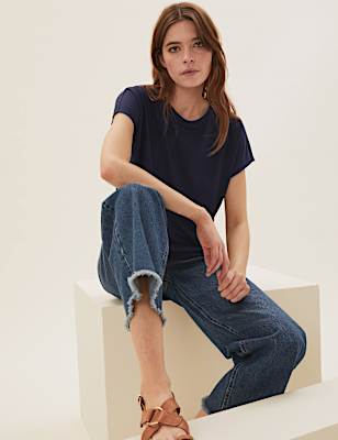 Crew Neck Short Sleeve T-Shirt