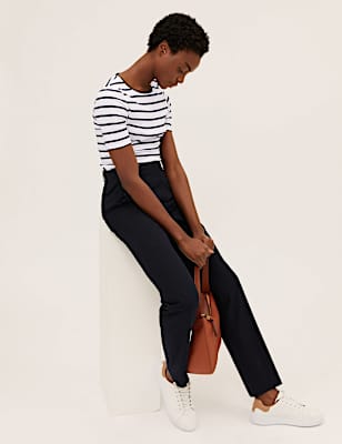 Pure Cotton Striped Regular Fit Top