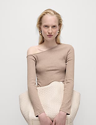 Cotton Rich Off The Shoulder Top