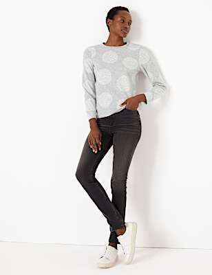 Soft Touch Polka Dot Sweatshirt
