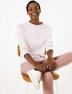 Striped Straight Fit Top