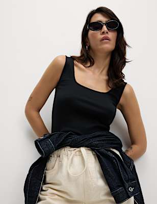 Square Neck Vest Top