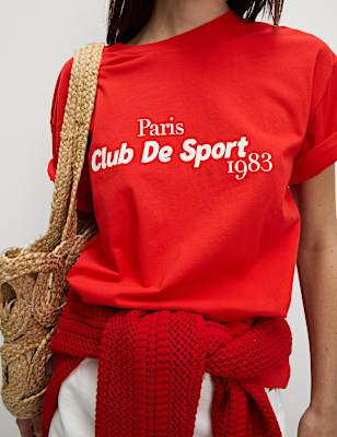 Pure Cotton Textured Regular Fit T-Shirt