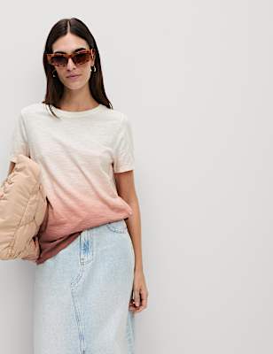 Pure Cotton Tie Dye Ombre t-shirt