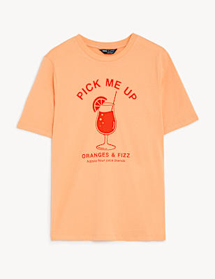 Pure Cotton Printed Everyday Fit T-Shirt