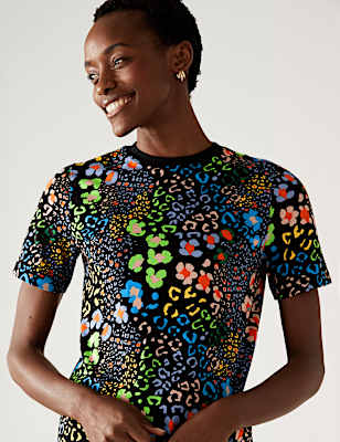 Pure Cotton Printed Everyday Fit T-Shirt