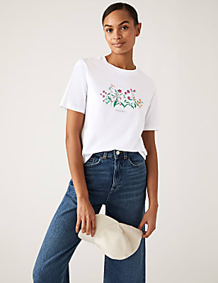 Pure Cotton Printed Everyday Fit T-Shirt