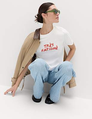 Pure Cotton Striped Everyday Fit T-Shirt