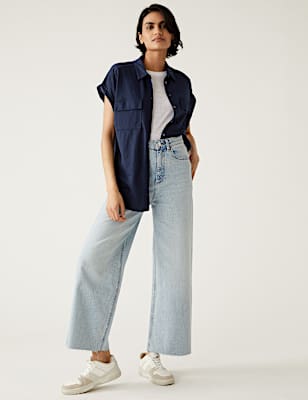 Jersey Collared Shirt