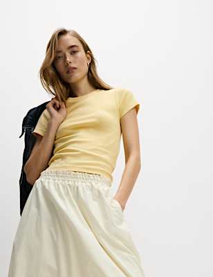 Cotton Rich Slim Fit Premium T-Shirt