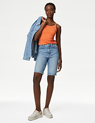 Pure Cotton Scoop Neck Vest