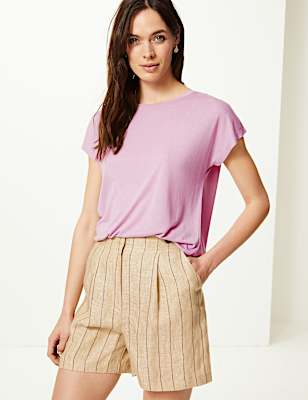 Longline Relaxed Fit T-Shirt