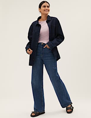 Cotton Rich Slim fit 3/4 Sleeve Top