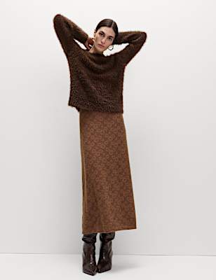 Lace Midaxi Skirt
