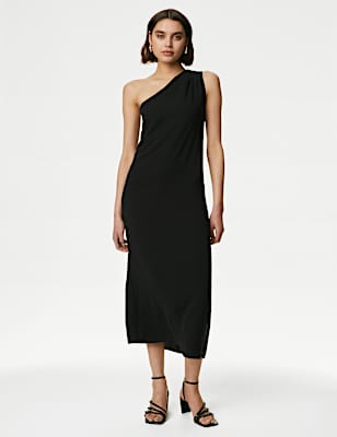 One Shoulder Midaxi Bodycon Dress