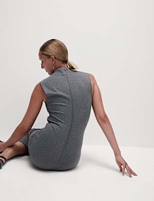 Ponte Midi Column Dress