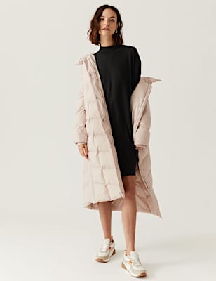 High Neck Knee Length Jumper Dress