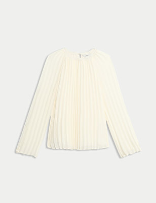 Plisse Blouse