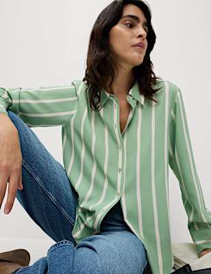 Printed Collared Shirt