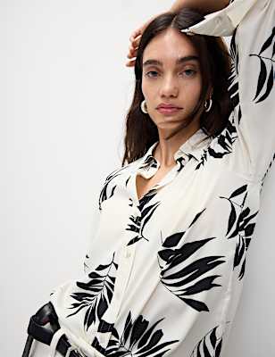 Printed Collared Shirt