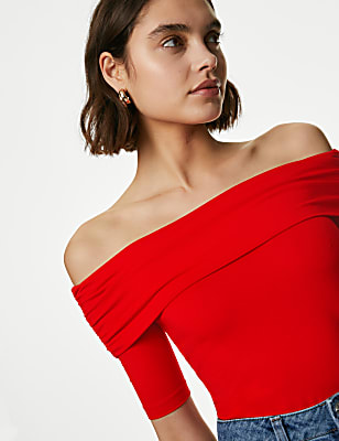 Jersey Bardot Top