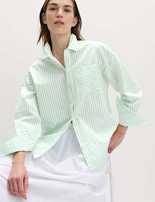Pure Cotton Striped Shirt