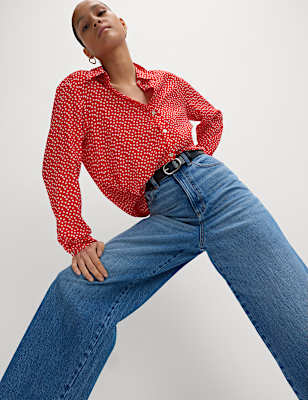 Printed Collared Shirt